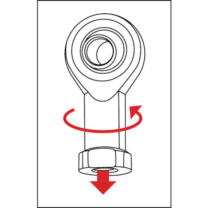 【CAINZ-DASH】トラスコ中山 ロッドエンド 無給油式 メネジ22mm CHSL22【別送品】