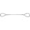 【CAINZ-DASH】トラスコ中山 玉掛けワイヤーロープスリング　段落し　１６ｍｍ×１ｍ TWD-16S1【別送品】