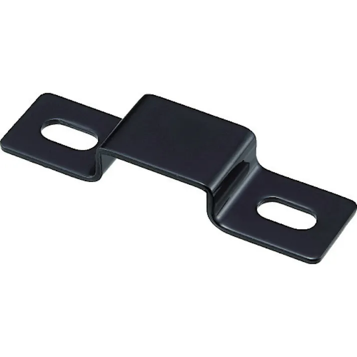 【CAINZ-DASH】トラスコ中山 ジョイント金具24型 27B 黒塗装仕上げ 寸法102×33mm 穴数2 TK27B-32B【別送品】