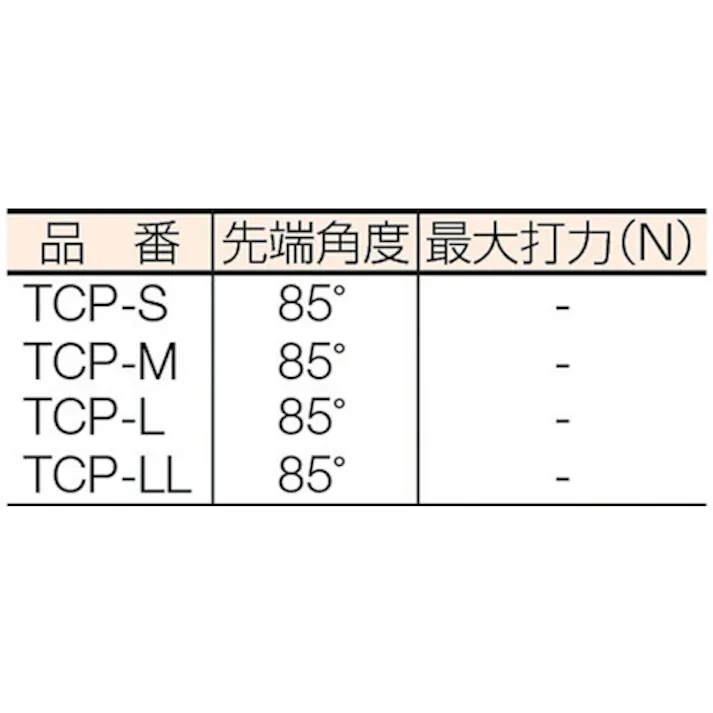 【CAINZ-DASH】トラスコ中山 超硬チップ付センターポンチ 全長M型100mm 直径Φ10 TCP-M【別送品】