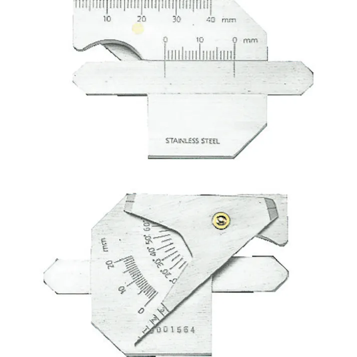【CAINZ-DASH】トラスコ中山 溶接ゲージ 寸法測定精度±0.4 TWG-1【別送品】