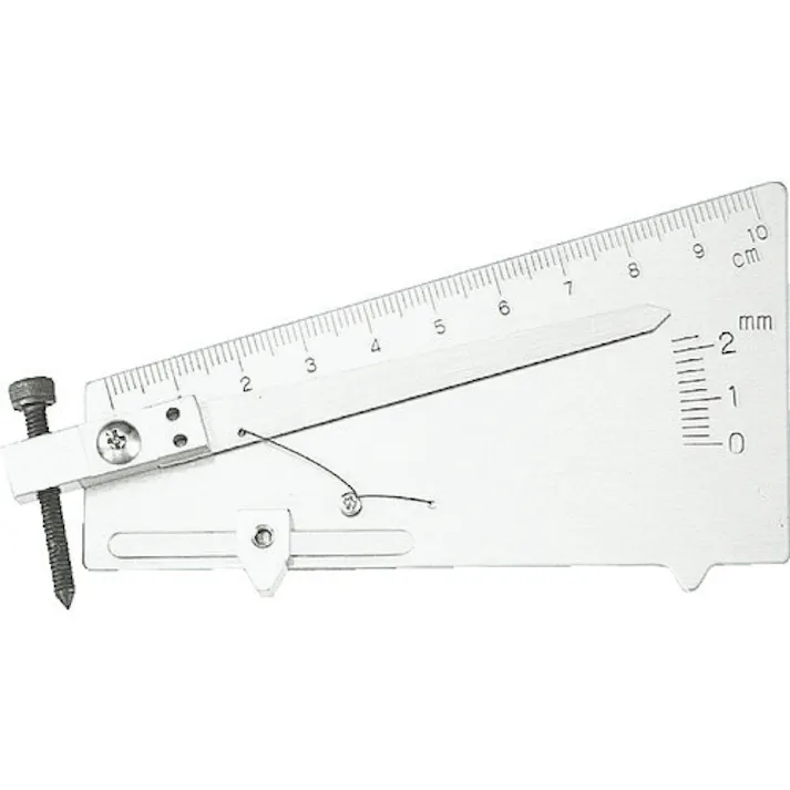 【CAINZ-DASH】トラスコ中山 溶接ゲージ 精密アンダーカット測定用 1目盛0.2mm TWGU-2S【別送品】