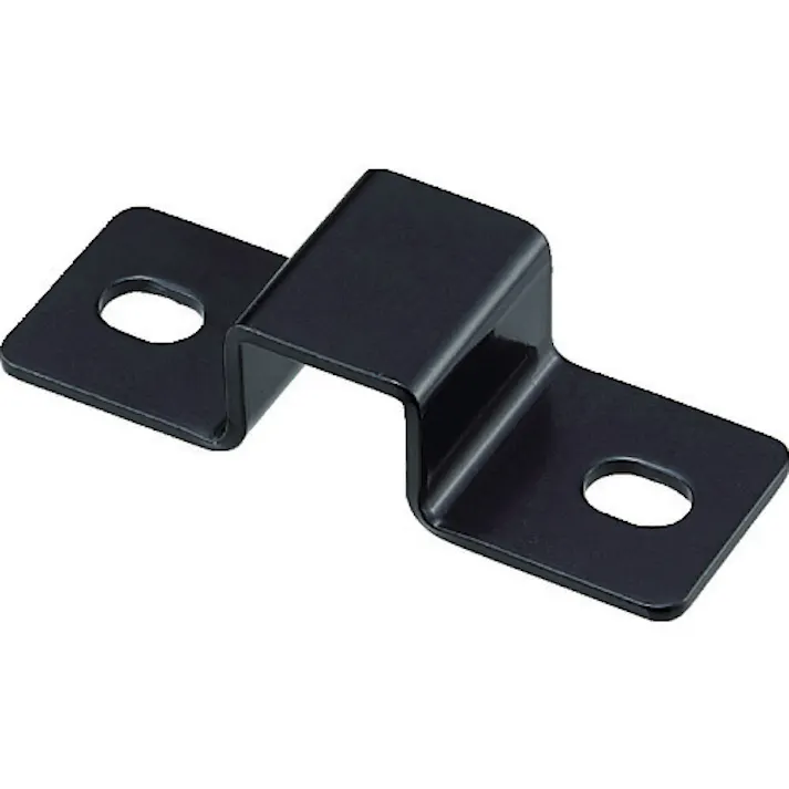 【CAINZ-DASH】トラスコ中山 ジョイント金具24型 SPB 黒塗装仕上げ 寸法70×16.2mm 穴数2 TKSPB-16B【別送品】