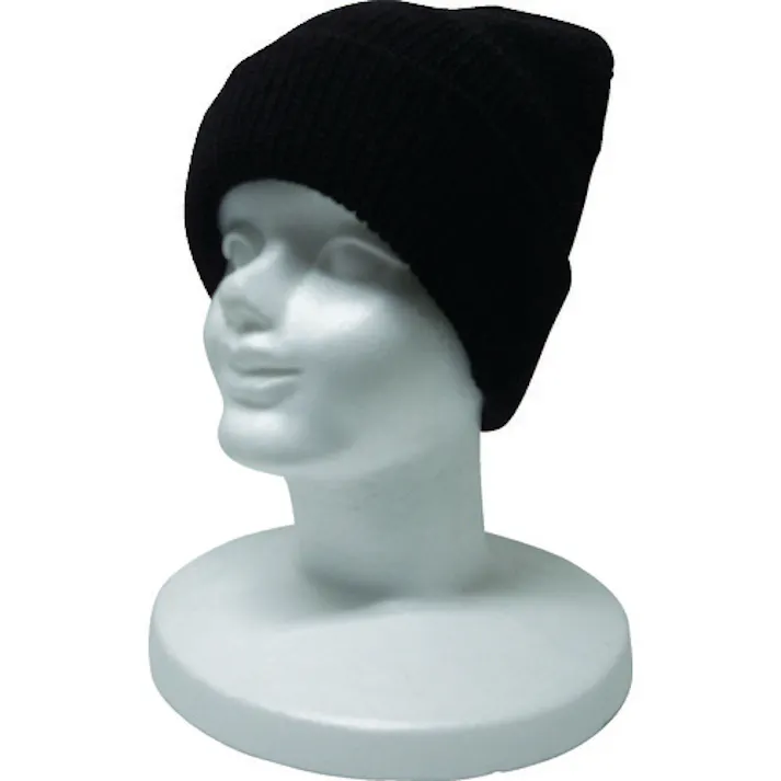 【CAINZ-DASH】トラスコ中山 ニット帽 TATB-BK【別送品】