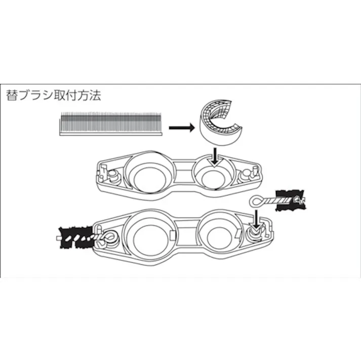 【CAINZ-DASH】トラスコ中山 銅管ブラシ TCPB-401【別送品】