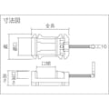 【CAINZ-DASH】トラスコ中山 中型ボール盤用ベタバイス　Ａ型　７５ｍｍ TBV-75【別送品】