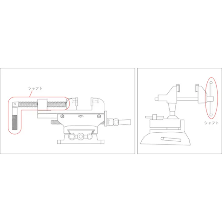 【CAINZ-DASH】トラスコ中山 中型ボール盤用ベタバイスTBV-125用 シャフト TBV-125SF【別送品】