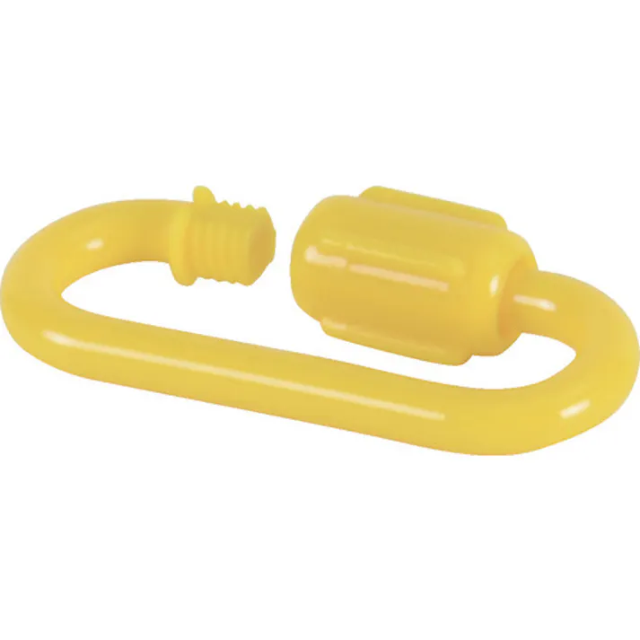 【CAINZ-DASH】トラスコ中山 プラカラビナ イエロー 6MM (2個入) TCK6Y【別送品】