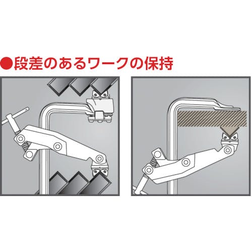 CAINZ-DASH】トラスコ中山 カンチレバー型クランプ 開き１５０ｍｍ CTL