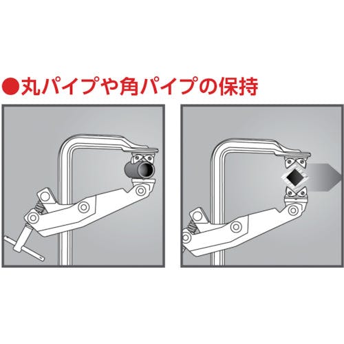 CAINZ-DASH】トラスコ中山 カンチレバー型クランプ 開き１５０ｍｍ CTL