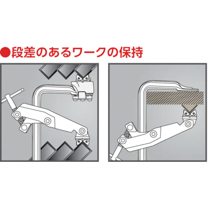 【CAINZ-DASH】トラスコ中山 カンチレバー型クランプ 開き1000mm CTL-100【別送品】