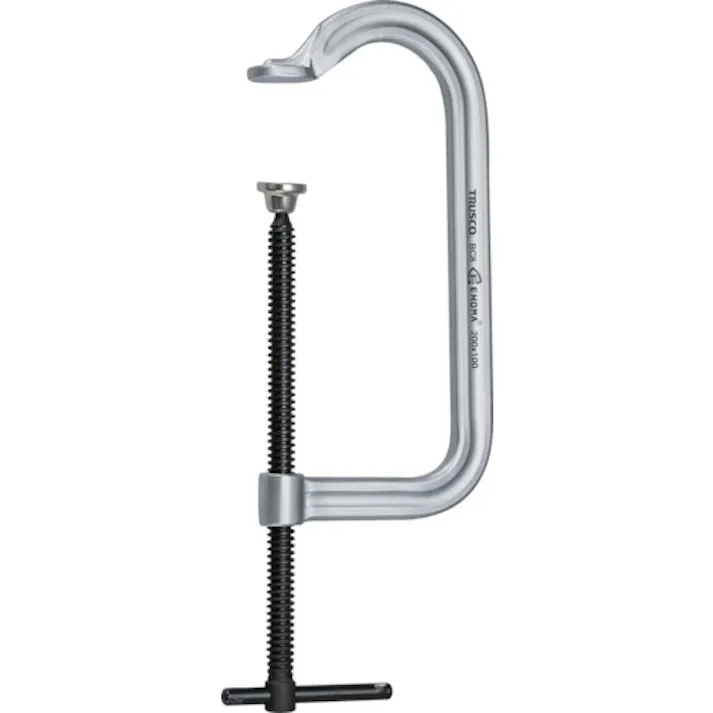 【CAINZ-DASH】トラスコ中山 シャコ万力(ロングタイプ)口開200mmアゴ深さ100mm TC-200L【別送品】