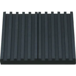 【CAINZ-DASH】トラスコ中山 防振パット 耐熱・耐油性 ミニシートタイプ 50×50 厚み10mm 合成ゴム OHS-10-50CR【別送品】