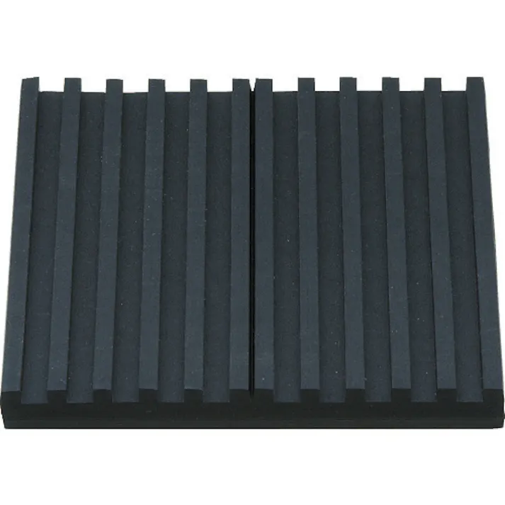 【CAINZ-DASH】トラスコ中山 防振パット 耐熱・耐油性 ミニシートタイプ 50×50 厚み10mm 合成ゴム OHS-10-50CR【別送品】