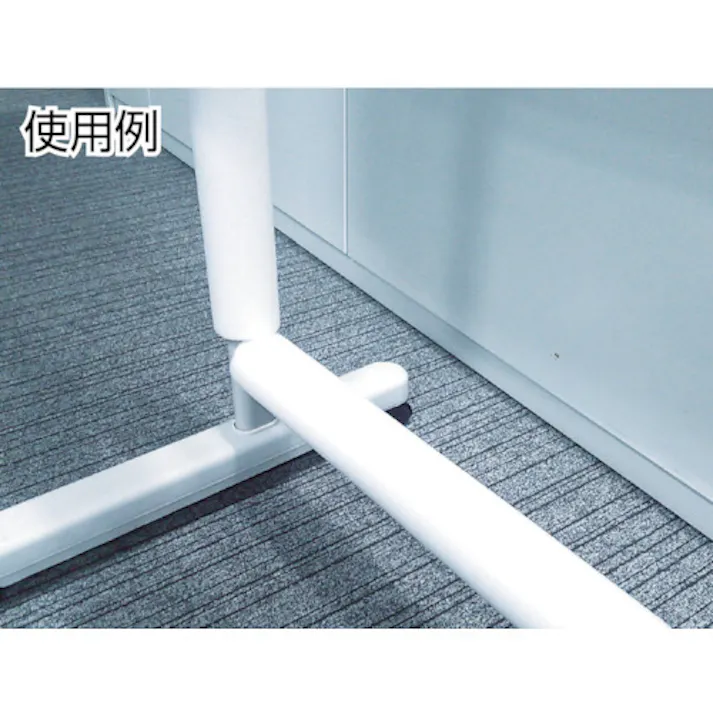 【CAINZ-DASH】トラスコ中山 パイプ用保護カバー 内径49mm 外径69mm 長さ2m ホワイト TTP-4969W-2M【別送品】