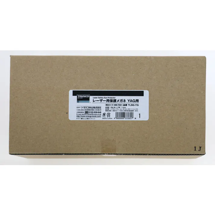 【CAINZ-DASH】トラスコ中山 レーザー用セフティグラス ファイバー・YAG用 TLSG-YG【別送品】