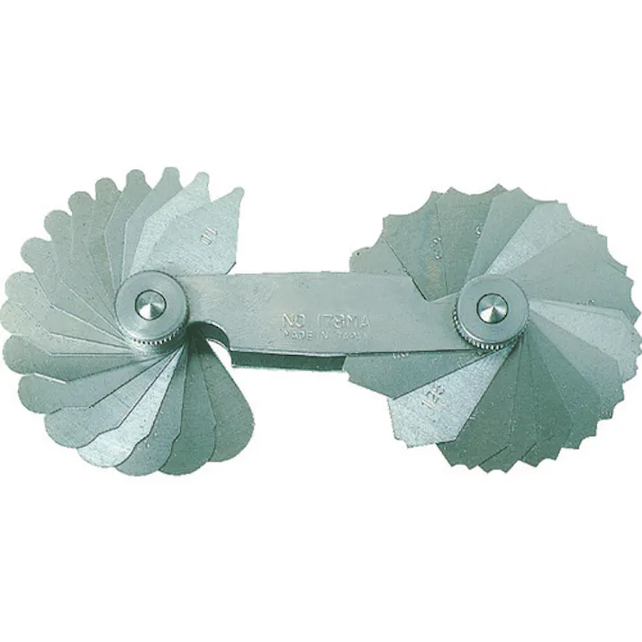 【CAINZ-DASH】トラスコ中山 ラジアスゲージ 測定範囲1.0~7.0 34枚組 178MA【別送品】