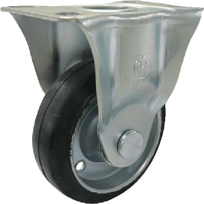 【CAINZ-DASH】トラスコ中山 グランカート用 固定キャスターφ100 導電性ゴム車 TYSK-100WE【別送品】