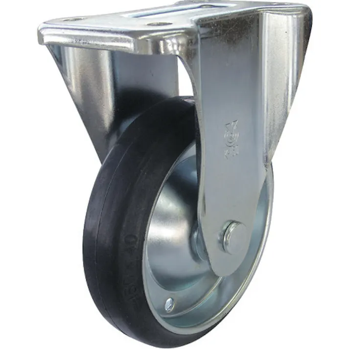 【CAINZ-DASH】トラスコ中山 グランカート用 固定キャスターφ130 導電性ゴム車 TYPMR-130WE【別送品】