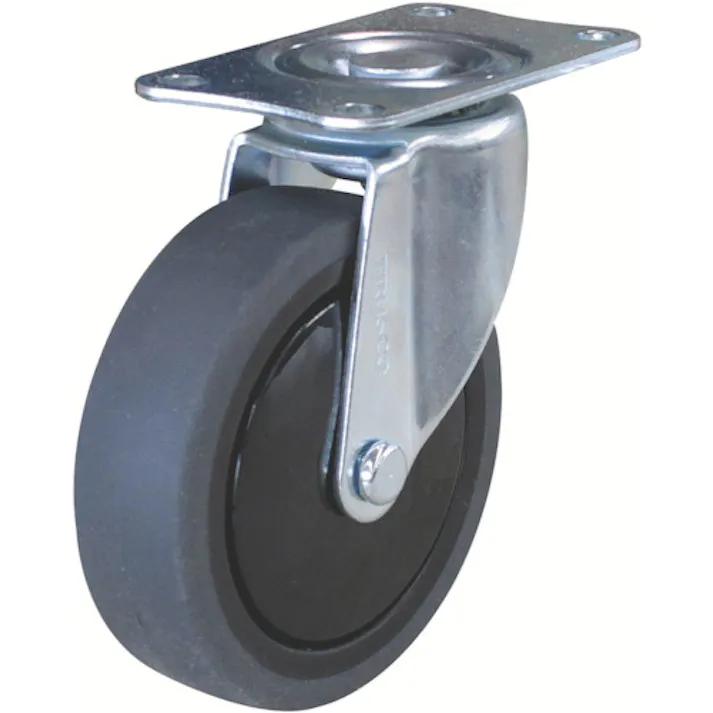 【CAINZ-DASH】トラスコ中山 グランカート用 自在キャスターφ100 エラストマー車 TYSFHG-100SEL-P80【別送品】