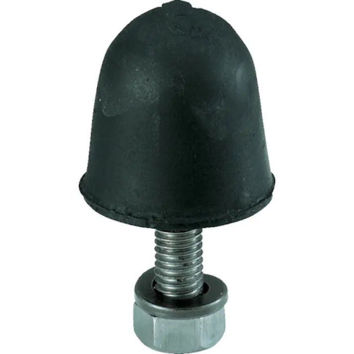 【CAINZ-DASH】トラスコ中山 ゴムストッパー 外径30mm 高さ31mm ボルト径8 EH-30【別送品】