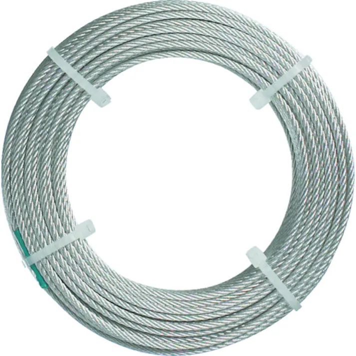【CAINZ-DASH】トラスコ中山 ステンレスワイヤロープ ナイロン被覆 Φ1.0(1.5)mmX20 CWC-1S200【別送品】
