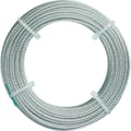 【CAINZ-DASH】トラスコ中山 ステンレスワイヤロープ　ナイロン被覆　Φ１．５（２．０）ｍｍＸ２０ CWC-15S200【別送品】