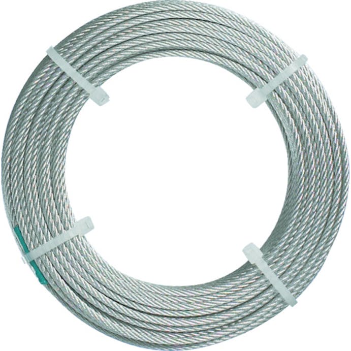 【CAINZ-DASH】トラスコ中山 ステンレスワイヤロープ　ナイロン被覆　Φ１．５（２．０）ｍｍＸ２０ CWC-15S200【別送品】