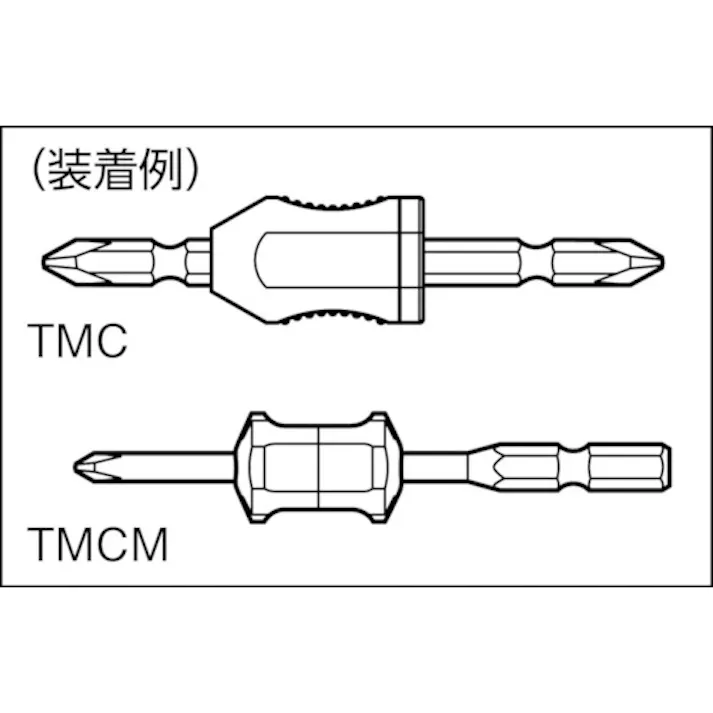 【CAINZ-DASH】トラスコ中山 ビット用アタッチメント マグキャッチミニ オレンジ 適応サイズ:Φ4.5~5.5mm (1個入) TMCM-OR【別送品】