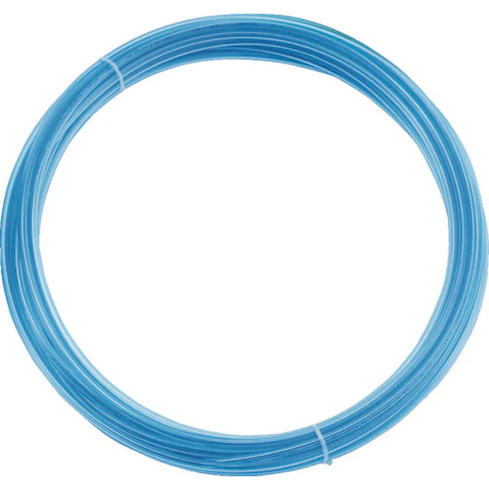 【CAINZ-DASH】トラスコ中山 ポリウレタンチューブ 4X2.5mm 10m巻 クリアブルー TEN-4X2.5-10-CBL【別送品】