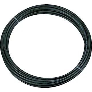 【CAINZ-DASH】トラスコ中山 ポリウレタンチューブ 8X5.0mm 10m巻 黒 TEN-8-10-BK【別送品】