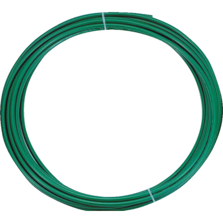 【CAINZ-DASH】トラスコ中山 ポリウレタンチューブ 10X6.5mm 10m巻 グリーン TEN-10-10-GN【別送品】