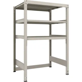 【CAINZ-DASH】トラスコ中山 スチールラック M3型中量棚 下段開放型 H1800XW1200XD921 3段 単体 M3-SB6493【別送品】