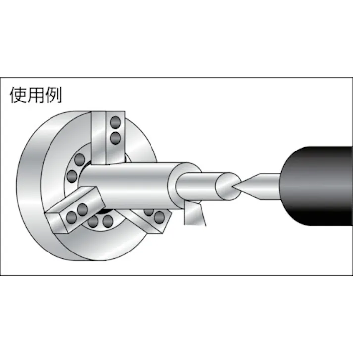 【CAINZ-DASH】トラスコ中山 レースセンター超硬付チップ径φ6全長80MT-1 TRSP-1【別送品】