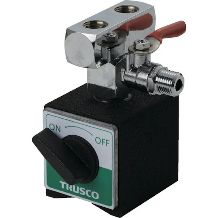 【CAINZ-DASH】トラスコ中山 マグネットベースクーラント 2軸用 ノズルなし TMBC-2【別送品】