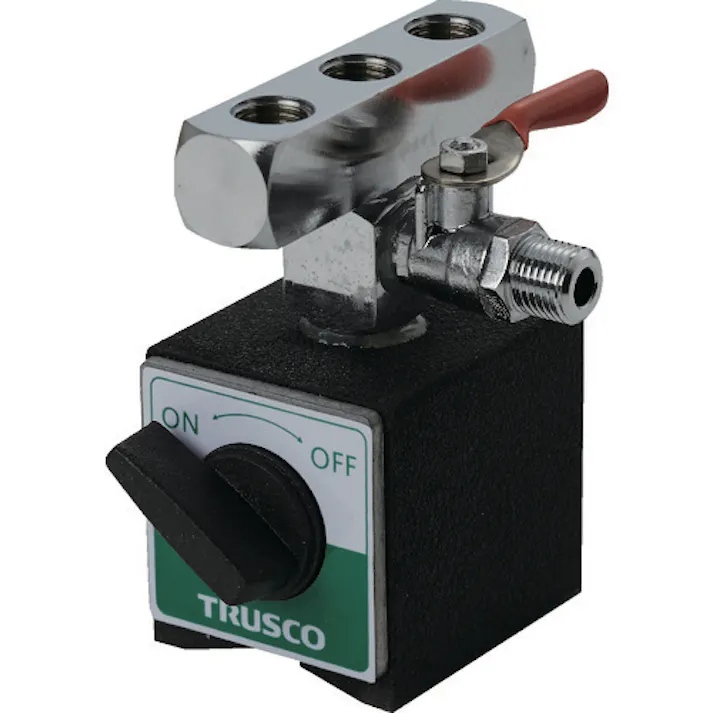 【CAINZ-DASH】トラスコ中山 マグネットベースクーラント 3軸用 ノズルなし TMBC-3【別送品】