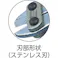 【CAINZ-DASH】トラスコ中山 ミニカッター ステン刃アルミハンドルタイプ軽量 セーフティ孔付 GW-200SA-A【別送品】