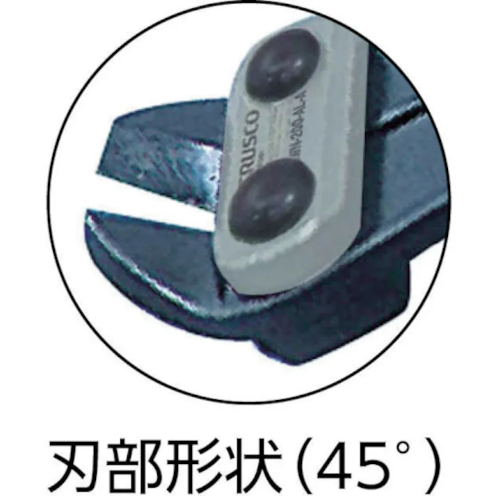 【CAINZ-DASH】トラスコ中山 ミニニッパー アルミハンドルタイプ軽量 セーフティ孔付 GWN-200-AL-A【別送品】