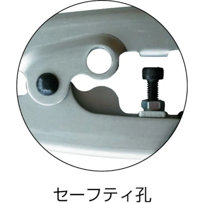 【CAINZ-DASH】トラスコ中山 ミニニッパー アルミハンドルタイプ軽量 セーフティ孔付 GWN-200-AL-A【別送品】