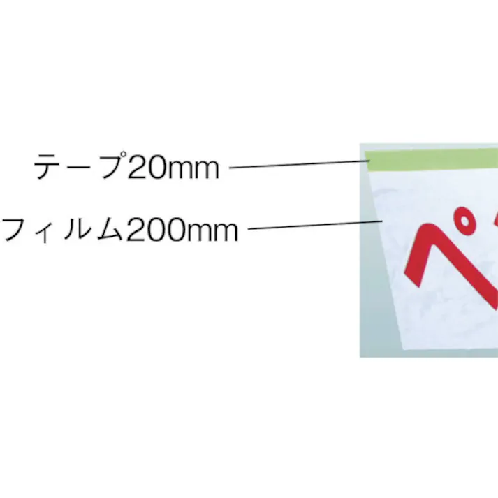 【CAINZ-DASH】トラスコ中山 安全標示フィルム付き粘着テープ ペンキぬりたて THMT-4【別送品】