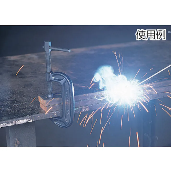 【CAINZ-DASH】トラスコ中山 B型シャコ万力 150mm ネジ・キャップ・リング TBC-150-NCR【別送品】