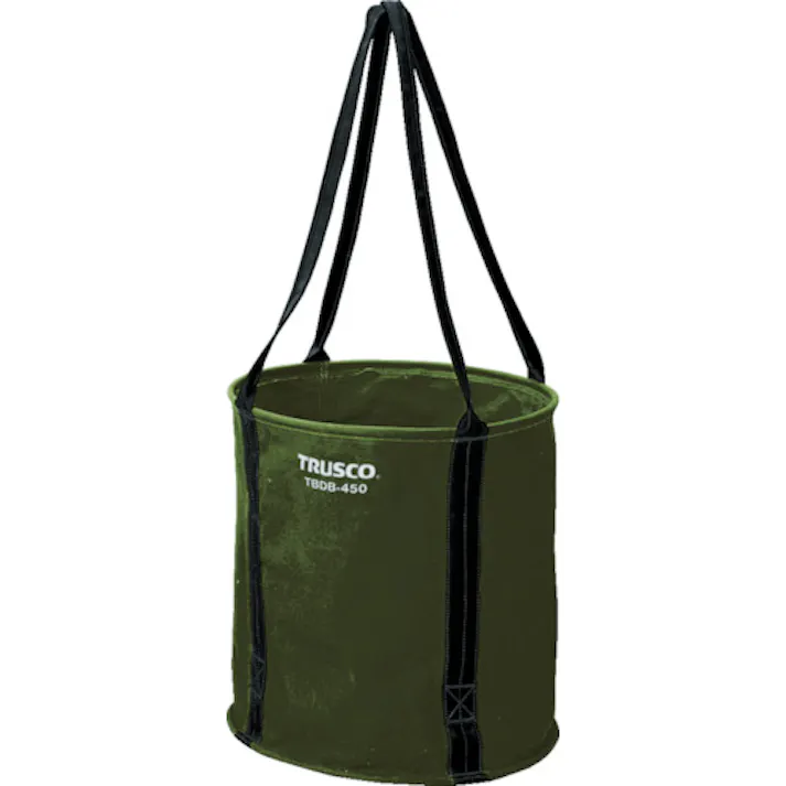 【CAINZ-DASH】トラスコ中山 大型電工用バケツ オリーブドラブ Φ600X600 TBDB-600-OD【別送品】