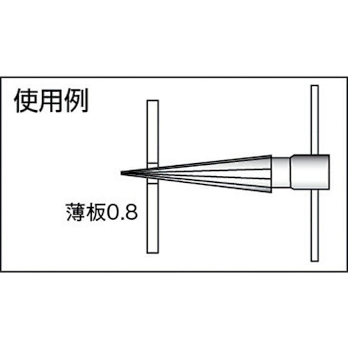 【CAINZ-DASH】トラスコ中山 シャーシリーマー　寸法Φ３～１２ TCR-1【別送品】