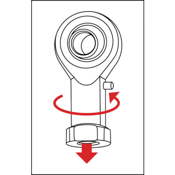 【CAINZ-DASH】トラスコ中山 ロッドエンド 給油式 メネジ10mm (2個入) PHSL10【別送品】