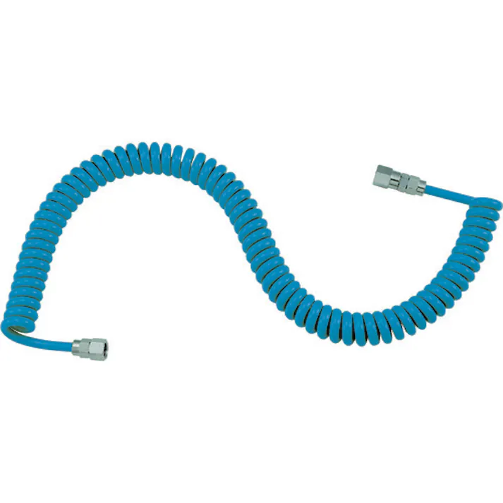 【CAINZ-DASH】トラスコ中山 ウレタンコイルホース細巻 L型 1.9m CH-400【別送品】