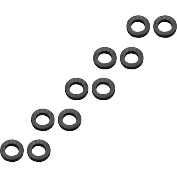 【CAINZ-DASH】トラスコ中山 まとめ買い フェライト磁石 丸形・穴あり 外径14mmX厚み3mm 10個入 TF14RA-10P【別送品】