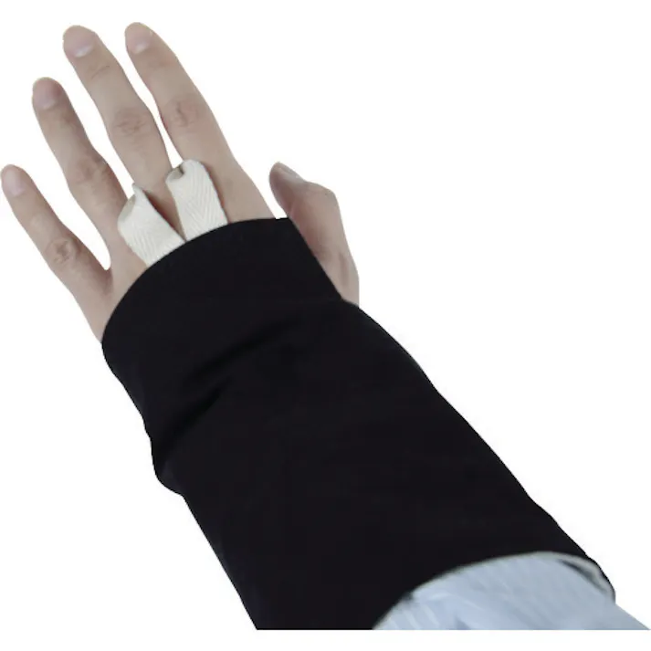 【CAINZ-DASH】トラスコ中山 綿帆布製指掛け手首カバー L TYTK-L【別送品】
