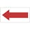 【CAINZ-DASH】トラスコ中山 矢印ステッカー　赤矢　４０Ｘ８０　１０枚入 TPS-HP1R【別送品】
