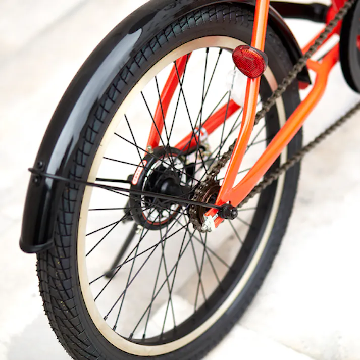 【CAINZ-DASH】トラスコ中山 災害時用ノーパンク自転車 ハザードランナー 20インチ THR5520【別送品】