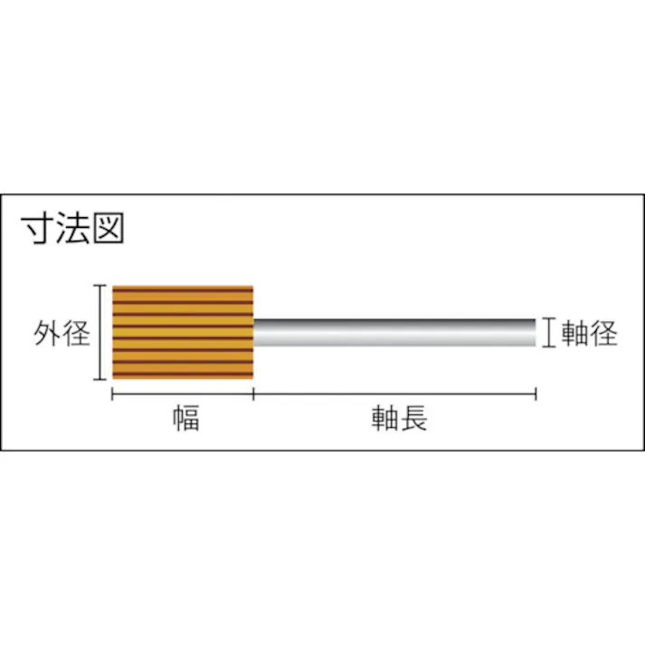 【CAINZ-DASH】トラスコ中山 ペーパーミニフラップホイール 外径20X幅20X軸径3 #80 5 SK2020-80【別送品】